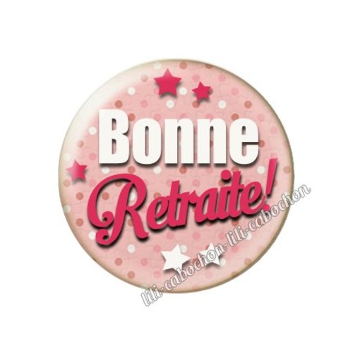 Cabochon résine a coller 25 mm retraite am70