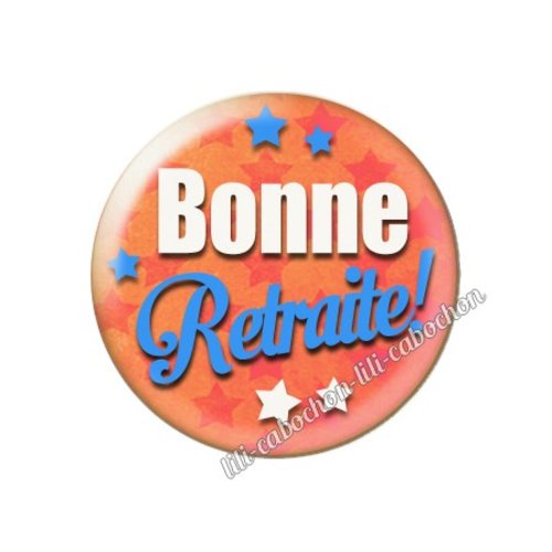 Cabochon résine a coller 25 mm retraite am72