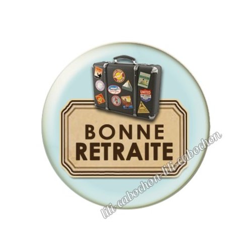 Cabochon résine a coller 25 mm retraite am75