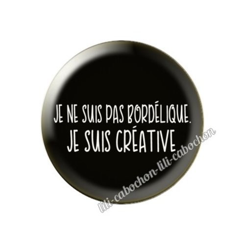 Cabochon résine a coller 25 mm créative am81