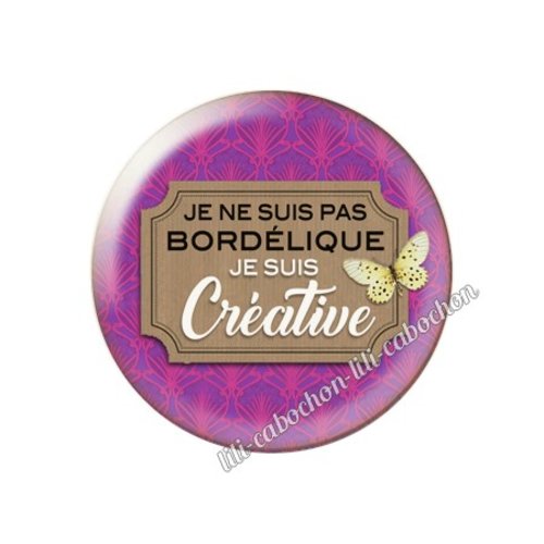 Cabochon résine a coller 25 mm créative am83