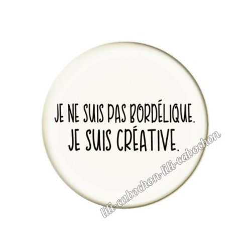 Cabochon résine a coller 25 mm créative am85