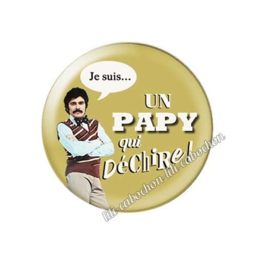 Cabochon résine a coller 25mm papy pp16