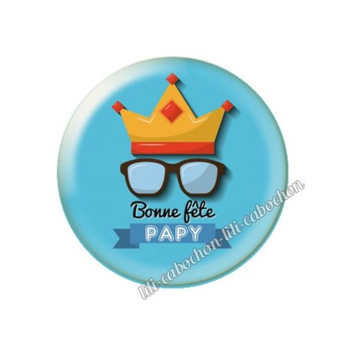 Cabochon résine a coller 25mm papy pp19