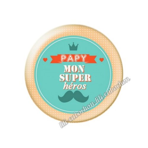 Cabochon résine a coller 25mm papy pp25