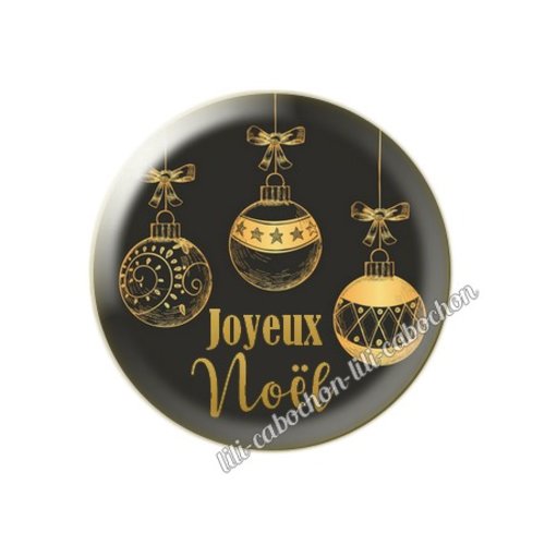 Cabochon résine a coller 25 mm noël mc59