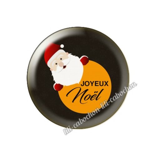 Cabochon résine a coller 25 mm noël mca1