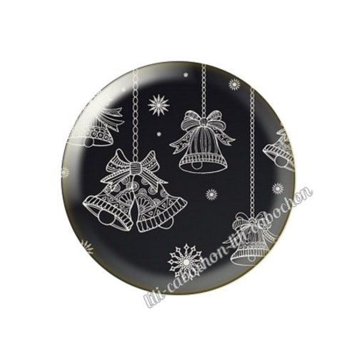 Cabochon résine a coller 25 mm noël mca27