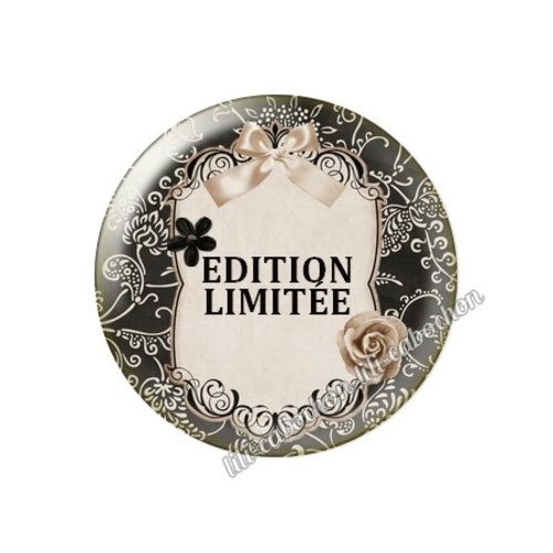 Cabochon résine à coller 25 mm edition limitée ma24