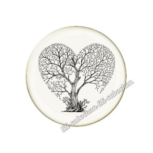 Cabochon résine a coller 25 mm amour couple saint valentin 6 