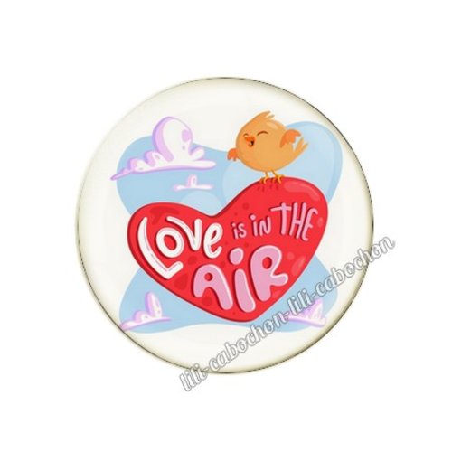 Cabochon résine a coller 25 mm amour couple saint valentin coeur  je t'aime 4