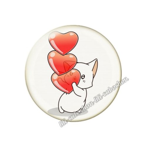 Cabochon résine a coller 25 mm amour couple saint valentin coeur  je t'aime 7