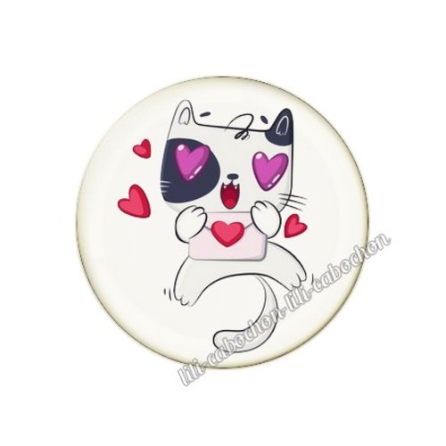 Cabochon résine a coller 25 mm amour couple saint valentin coeur  je t'aime 19