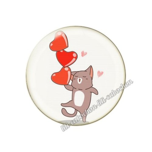 Cabochon résine a coller 25 mm amour couple saint valentin coeur  je t'aime 37
