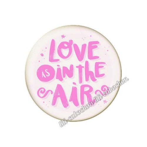 Cabochon résine a coller 25 mm amour couple saint valentin coeur  je t'aime 77