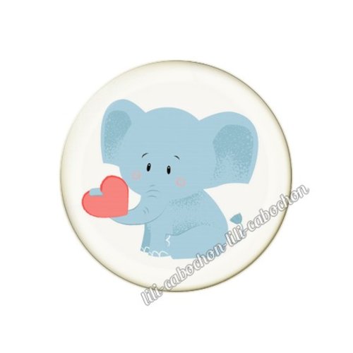 Cabochon résine a coller 25 mm amour couple saint valentin coeur  je t'aime 89