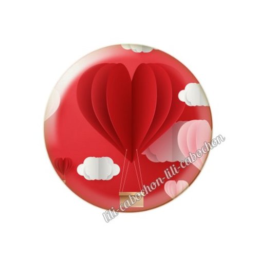 Cabochon résine a coller 25 mm amour couple saint valentin coeur  je t'aime 118