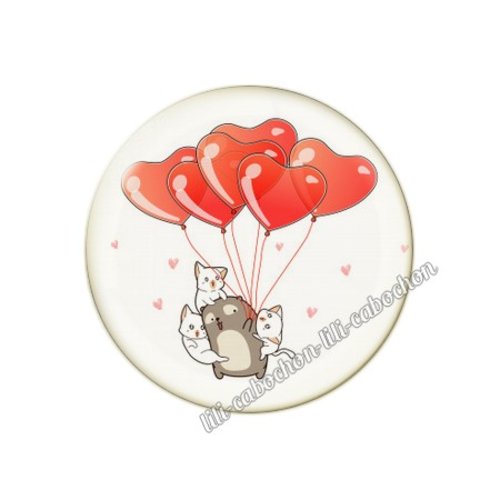 Cabochon résine a coller 25 mm amour couple saint valentin coeur  je t'aime 169