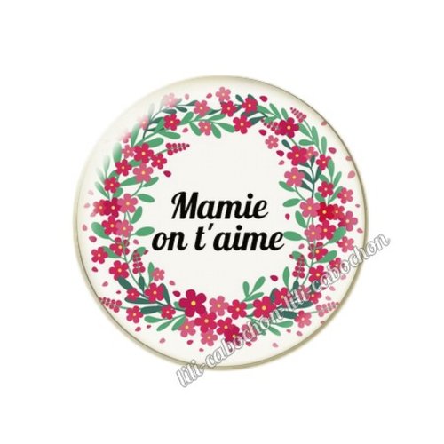Cabochon résine a coller 25 mm mamie mm14