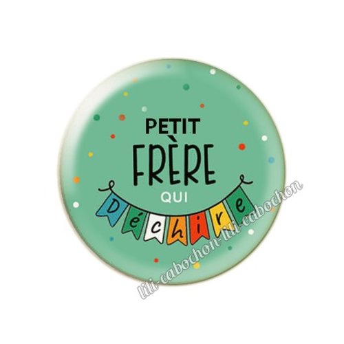 Cabochon résine a coller 25 mm frère fm132