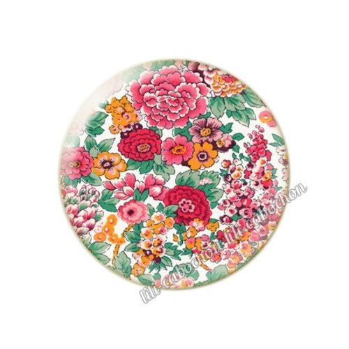 Cabochon résine a coller 25 mm liberty fm189