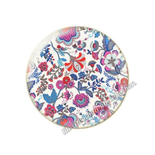 Cabochon résine a coller 25 mm liberty fm193