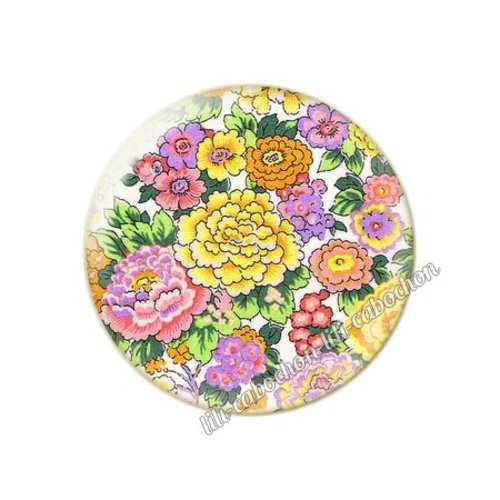 Cabochon résine a coller 25 mm liberty fm196