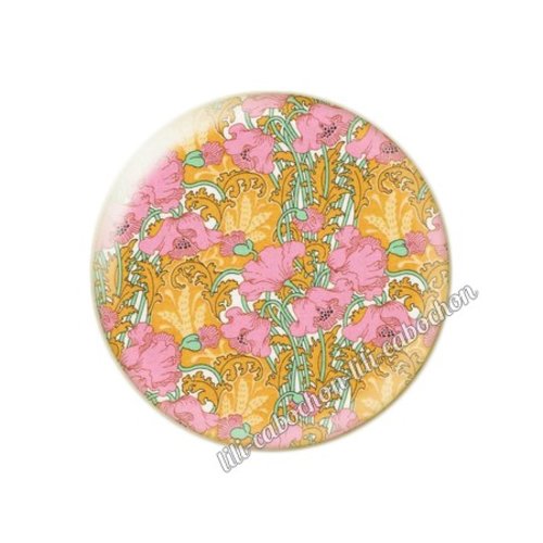 Cabochon résine a coller 25 mm liberty fm197