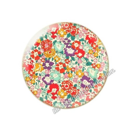 Cabochon résine a coller 25 mm liberty fm202