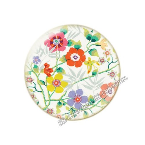 Cabochon résine a coller 25 mm liberty fm203