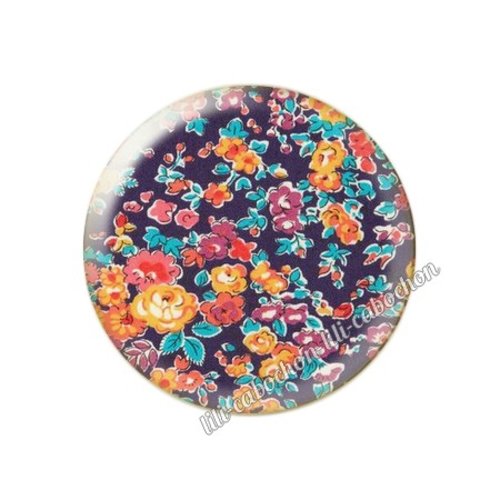 Cabochon résine a coller 25 mm liberty fm206