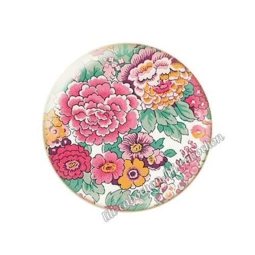 Cabochon résine a coller 25 mm liberty fm207