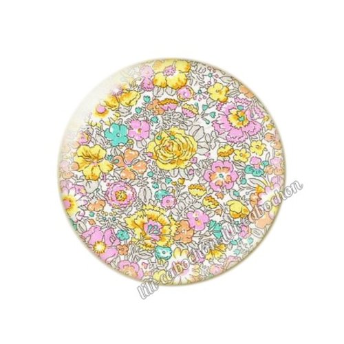 Cabochon résine a coller 25 mm liberty fm210