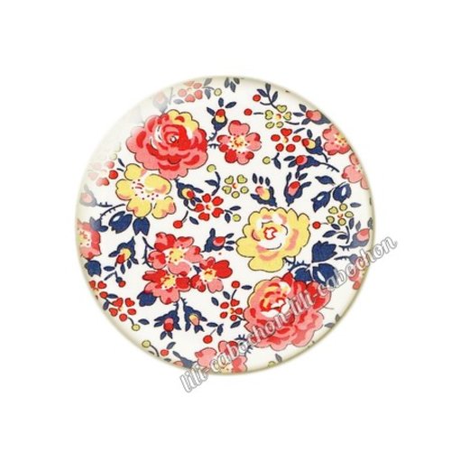 Cabochon résine a coller 25 mm liberty fm211