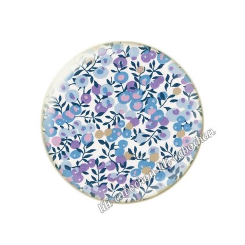 Cabochon résine a coller 25 mm liberty fm215