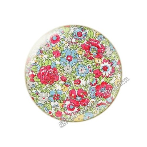 Cabochon résine a coller 25 mm liberty fm224