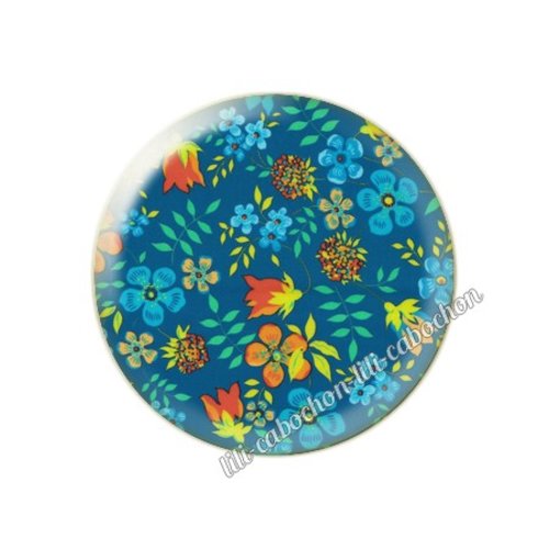 Cabochon résine a coller 25 mm liberty fm228