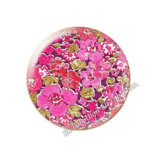 Cabochon résine a coller 25 mm liberty fm231