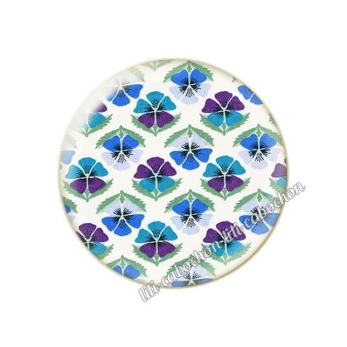 Cabochon résine a coller 25 mm liberty fm236