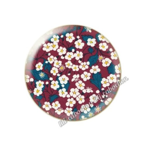Cabochon résine a coller 25 mm liberty fm245