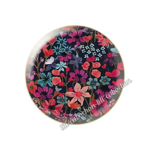 Cabochon résine a coller 25 mm liberty fm246