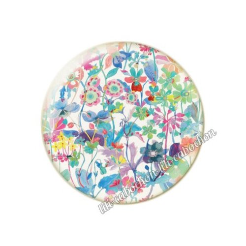 Cabochon résine a coller 25 mm liberty fm247