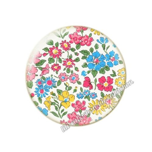 Cabochon résine a coller 25 mm liberty fm254