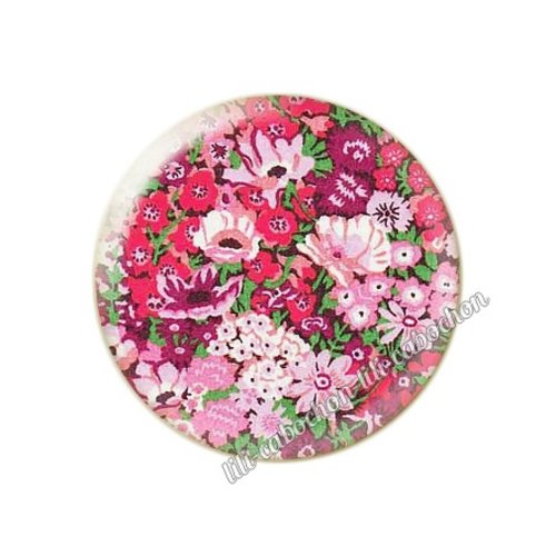 Cabochon résine a coller 25 mm liberty fm257
