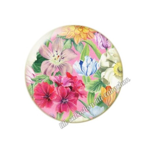 Cabochon résine a coller 25 mm liberty fm259