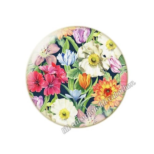 Cabochon résine a coller 25 mm liberty fm260