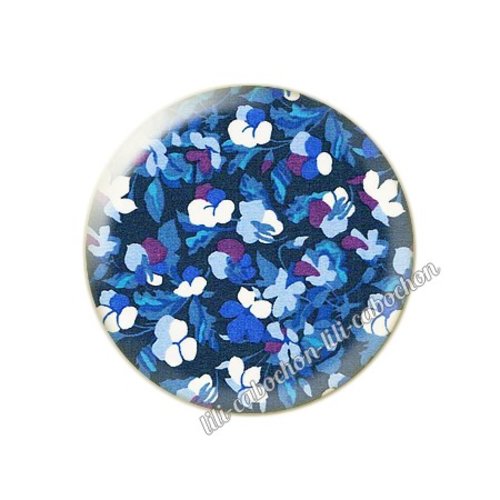 Cabochon résine a coller 25 mm liberty fm261