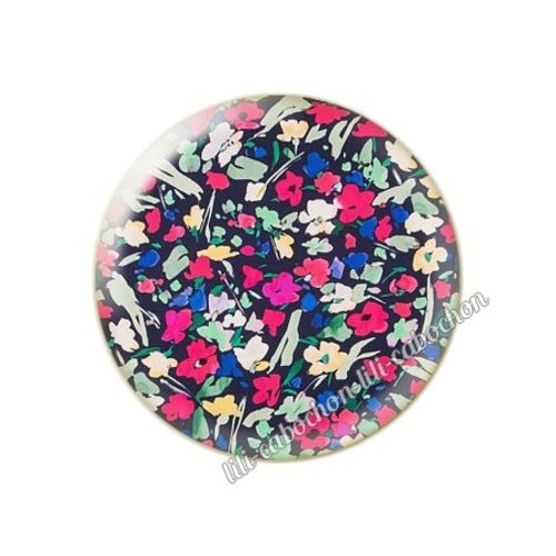 Cabochon résine a coller 25 mm liberty fm262