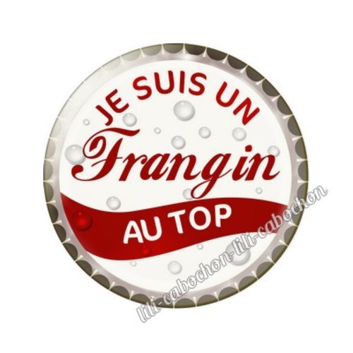 Cabochon résine a coller 25 mm frere frangin tr6