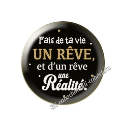 Cabochon résine a coller 25 mm citation 76